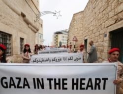 Solidaritas Gaza! Umat Kristen Palestina Tak Merayakan Natal