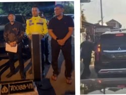 Polresta Tangerang Tilang Kendaraan Berplat Dinas Polri, Diipakai Kampanye Caleg Demokrat