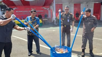 Kejari Kota Serang Musnahkan Barbuk 47 Perkara Pidum