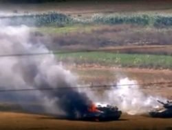 Tank-Tank Israel Dihancurkan Pasukan Batalion al-Qassam dan Saraya al-Quds Palestina