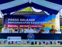 BNNP Kepri Bongkar Peredaran 60 Kg Sabu di Tanjungpinang