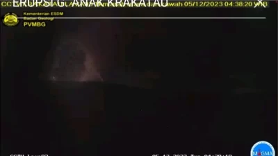 Selasa Pagi, Gunung Anak Krakatau Meletus Lagi