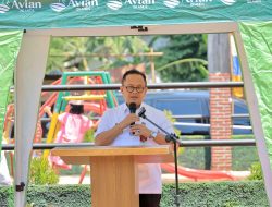 Pj. Wali Kota Bekas Resmikan Taman di Wilayah Jatisampurna