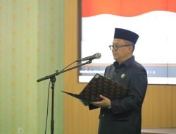 Gani Muhamad Kukuhkan Pejabat Dinas Damkar dan Penyelamatan