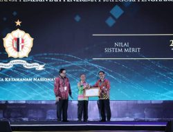 Pemkab Lampung Timur Raih Penghargaan Anugrah Meritokrasi Tahun 2023