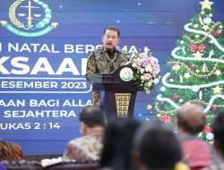 Pesan Natal Jaksa Agung: Tuhan Tak Menghendaki Penerapan Hukum Tidak Berkeadilan