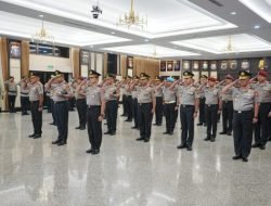 Upacara Kenaikan Pangkat 45 Perwira Tinggi Dipimpin Kapolri Jenderal Listyo Sigit Prabowo