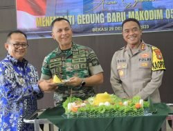 Gani Muhamad Hadiri Tasyakuran Gedung Makodim 0507/Bekasi