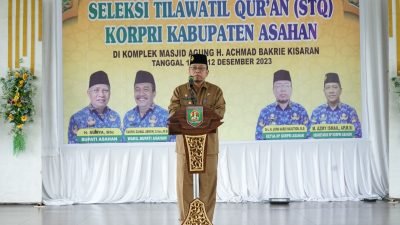 Sekda Resmi Tutup STQ KORPRI Kabupaten Asahan