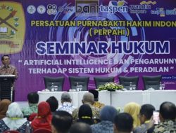 Hadiri Seminar Hukum Perpahi, Ketua MA: Kehadiran AI Adalah Keniscayaan