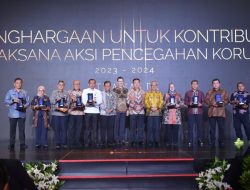 Pelindo Terima Penghargaan dari Stranas PK, BUMN Berkomitmen Pencegahan Korupsi