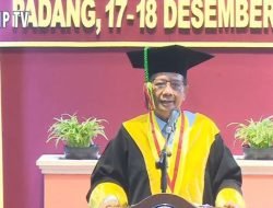 Orasi Ilmiah Mahfud MD di Universitas Negeri Padang, Sorot 84 Persen Koruptor Lulusan Perguruan Tinggi