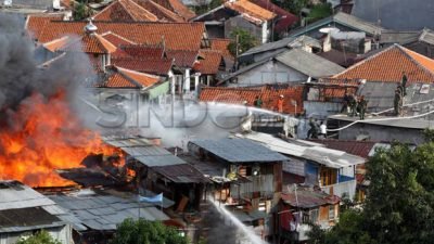 Pagi Tadi, Kebakaran di Pemukiman Padat Penduduk Kwitang Jakpus
