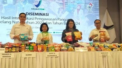 Jelang Nataru, BPOM Temukan 86.034 Produk Tidak Penuhi Kriteria