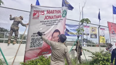 APK Membahaykan dan Langgar Aturan  Ditertibkan Bawaslu Depok