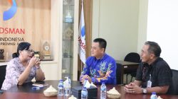Kakanwil Kemenkumham Bali, Romi Yudianto, didampingi Kepala Divisi Administrasi, Mamur Saputra mengunjungi Kantor Perwakilan Ombudsman Provinsi Bali.