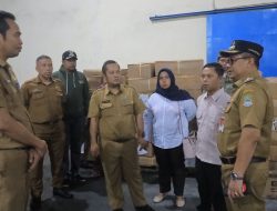 Gani Muhamad Monitoring Gudang Logistik KPU Bekasi Utara