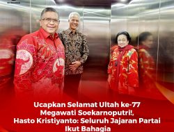 HUT ke-77 Megawati Dirayakan PDIP Secara Sederhana