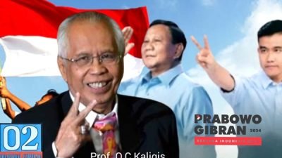 OC Kaligis dukung Prabowo-Gibran. Prabowo doa syukur