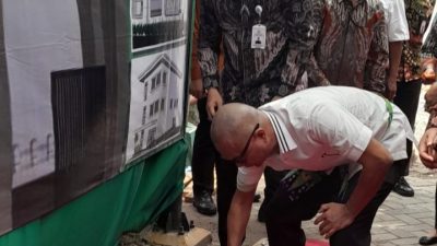 Jamintel Reda Manthovani Letakkan Batu Pertama Pembangunan KPN Kejari Jakpus