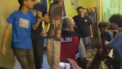 pencuri sepatu yang pura-pura memulung yang terjadi di Pancoran Barat IV dengan SMK Yapenap.