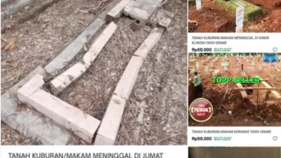Warganet Geger! Tanah Kuburan Dijual di E-Commerce
