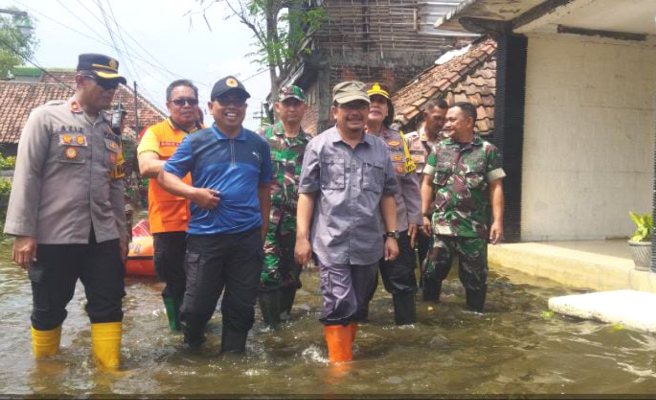 Banjir di Desa Kedungringin, Kecamatan Beji Kabupaten Pasuruan