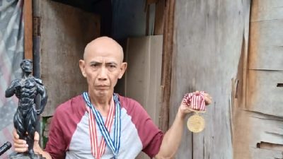 Mantan Atlet Binaraga Ini Hidup di Gubuk dan Nganggur