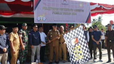 KPU Kabupaten Kaur Distribusikan Logistik Pemilu ke TPS Sulit Dijangkau