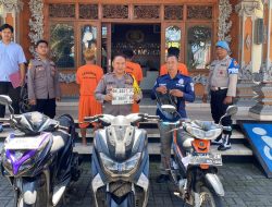 Unit Reskrim Polsek Mengwi-Bali Tangkap Pelaku Kasus Curanmor