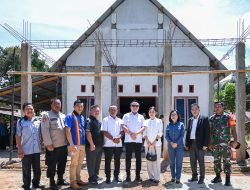Bupati Morut Hadiri Peletakan Batu Pertama Pembangunan Rumah Pastori GPdI Nafiri Tinompo