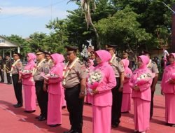 Polres Pasuruan Kota Gelar Pelantikan Kapolsek dan Wisuda Purna Bhakti