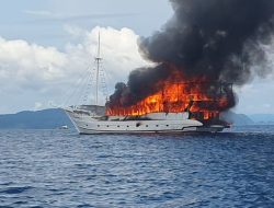 Kronologis Terbakarnya Kapal Wisata ‘The Oceanik’ di Raja Ampat