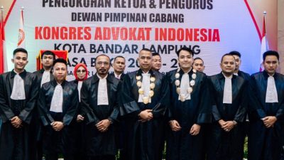 M. Rian Ali Akbar Resmi Nahkodai DPC KAI Kota Bandar Lampung