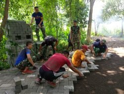 Pemavingan Dikebut Satgas TMMD ke-119 Bersama Warga