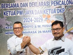 Kesit Budi Handoyo-Yusuf Muhamad Said Deklarasi Siap Pimpin PWI Jaya 2024-2029