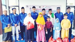 Gelar Bukber, PWI Lampung Timur Santuni Anak Yatim