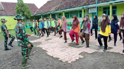 Satgas TMMD ke-119 Gelar Pelatihan PBB Bagi Siswa SMKN 1 Grati