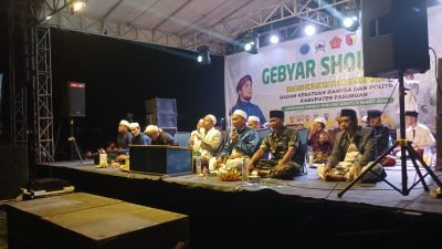 “Gebyar Sholawat” Digelar Satgas Dukung Kesuksekan TMMD ke-119 di Pasuruan