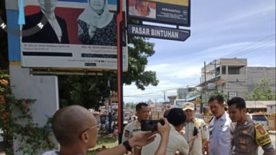 Jelang Ramadhan, PKL di Alun-alun Lapangan Merdeka Ditertibkan
