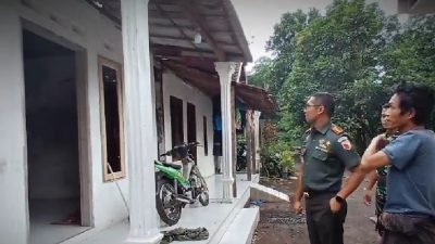 Dansatgas TMMD Tinjau Progres Pembangunan RTLH