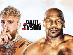 Wow…Mike Tyson ‘Adu Jotos’ Eksibisi Lawan Jake Paul