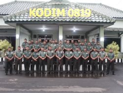 Dandim 0819 Pimpin Upacara Kenaikan Pangkat Anggota TNI