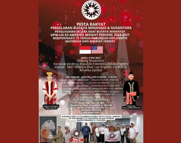 Luar Biasa, DPP K3 Akan Kukuhkan DPW K3 USA di KJRI Los Angeles