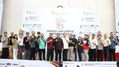 Kanwil Kemenkumham Bali Hadiri Pembukaan Gendo Law Office Open Karate Championship 2024