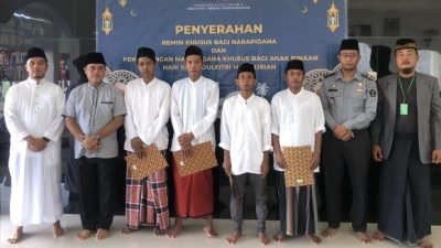 Ratusan WBP Lapas Gunung Sugih Terima Remisi Khusus Idul Fitri 