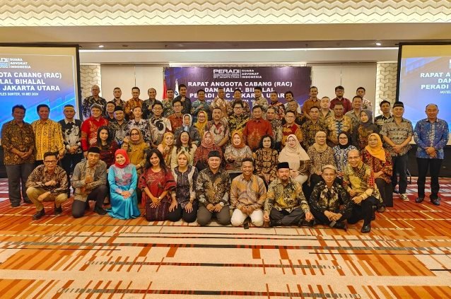 DPC Peradi SAI Jakarta Utara Gelar RAC dan Halal Bihalal