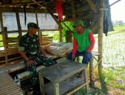 Babinsa Sukorejo Gelar Komsos ke Warga Dusun Wetan Embong