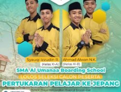 Torehkan Prestasi Lagi, SMA Al Umanaa Sukabumi Lolos Program Pertukaran Pelajar ke Jepang