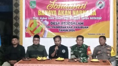 Babinsa Koramil 17/Pasrepan Sosialisasikan Bahaya Narkoba